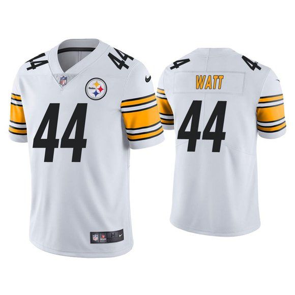 Men Pittsburgh Steelers 44 Derek Watt Nike White Limited NFL Jersey